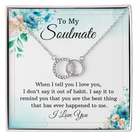 My soulmate Perfect Pair Necklace