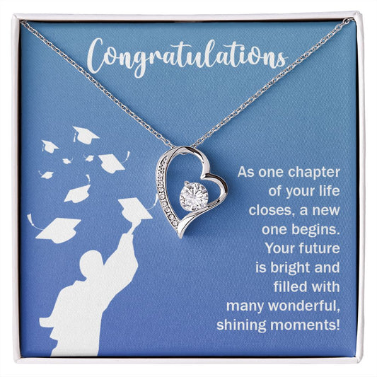 Graduation Forever love Necklace